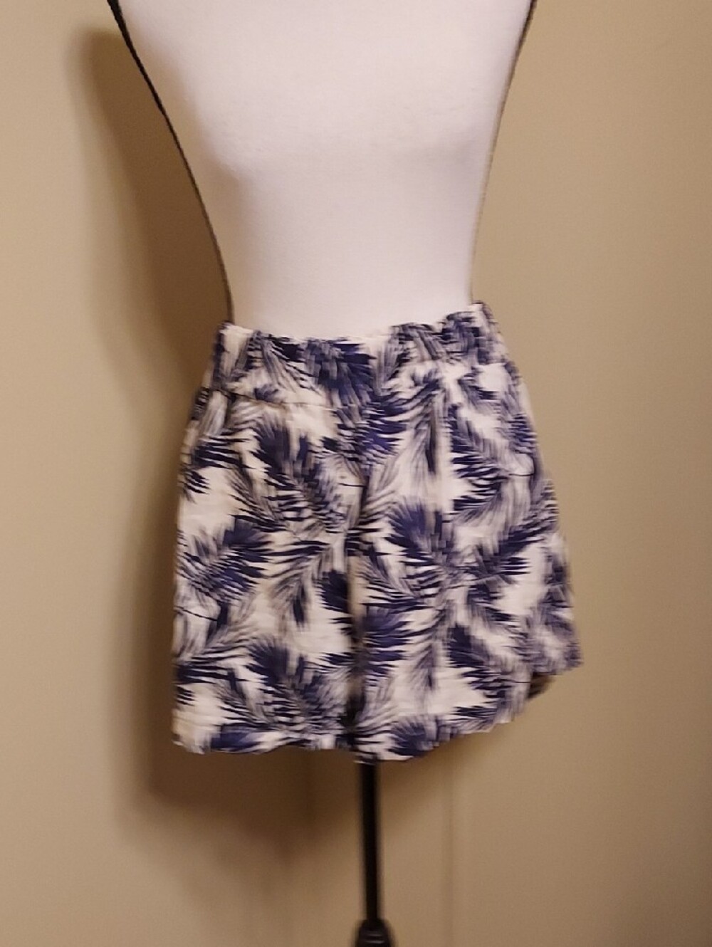 Panama Jack Blue and White Printed Women’s Shorts